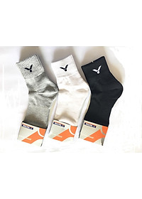 Combo 5 đôi tất thể thao Victor chính hãng, 100% cotton, co giãn tốt