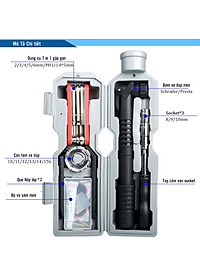 Bộ Dụng Cụ Sửa Chữa Xe Đạp Di Động Bơm Lốp Đa Năng Mini Và Vá Săm Xe Đạp Gắn Sườn Xe (Dạng Bình Nước) MaiLee