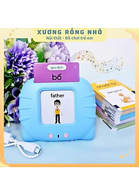 Máy đọc thẻ song ngữ Anh Việt flashcard 255 thẻ 510 từ vựng và 12 chủ đề 