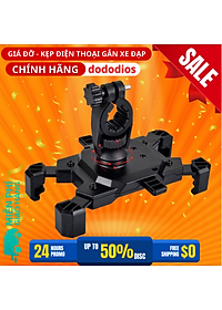 Giá Đỡ Điện Thoại Xoay 360 Độ gắn tay lái xe đạp thể thao - Kẹp Điện Thoại Hàng chính hãng dododios