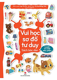 Combo Vui Học Sơ Đồ Tư Duy: Sách Bóc Dán (6 Cuốn)