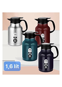 phích ủ nước nóng lạnh,bình pha trà có lõi lọc inox 304 nhập khẩu cao cấp 1,2 lít