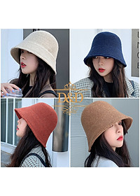 Mũ nón bucket, nón nồi, nón len nữ phong cách Nhật Hàn