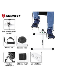 Xe Đạp Tập Thể Dục Mini Tháo Lắp Tại Nhà, Văn Phòng Chính Hãng GoodFit GF003MB