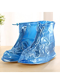 Ủng bọc giày đi mưa chất liệu nhựa dẻo siêu bền đẹp chống trơn trượt - xanh