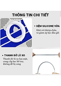 Băng Gối Thể Thao Đệm Silicone, Co Giãn 4 Chiều, Thanh Trợ Lực Lò Xo,  Hỗ Trợ Bảo Vệ Xương Bánh Chè - Hàng Chính Hãng Teement