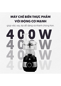Máy Xay Thực Phẩm Đa Năng &amp; Trong 1 Mishio MK323 - Hàng Chính Hãng