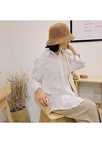 Mũ Cói Chữ M Phong Cách Hàn Quốc Siêu Hot