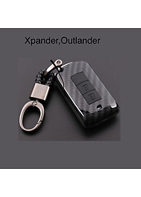 Bao da chìa khóa, bọc chìa khóa, móc khóa ô tô dùng riêng cho xe Mitsubishi Xpander, Mirrage, Attrage, Outlander
