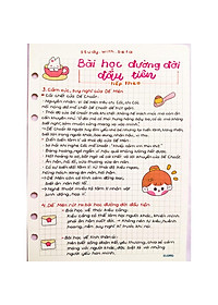 Sổ takenote văn 6, sổ tay ghi chép giúp học tốt văn 6 có 2 bản là sổ còng Binder và sổ lò xo A5 trang trí sticker