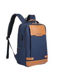 Balo Laptop Du Lịch Thời Trang Cao Cấp SAKOS MATURA Phối Da Dành Cho Laptop 15.6 Inch (15.6")