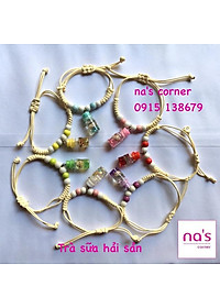 Vòng tay trà sữa cute handmade