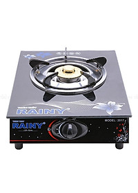 Bếp Gas Đơn mặt kính Chén Nhôm Rainy hoa văn và màu sắc ngẫu nhiên - RN-109TT - Hàng Chính Hảng