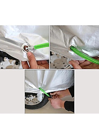 Bạt phủ xe máy tráng bạc ngăn cản tối đa tia UV và sức nóng làm hư hại xe hãng dododios
