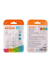 NÚM VÚ THAY THẾ BÌNH SỮA CỔ HẸP WESSER