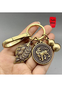 Móc Khóa Xe 12 Con Giáp phong thủy THEO BẢN MỆNH- Đem lại sức khỏe, tài lộc, may mắn, bình an