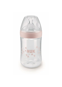 Bình Sữa Nhựa PP Nature Sense 260ml Núm Ti Silicone S2 Nuk NU21496 (Size M) - Màu Ngẫu Nhiên