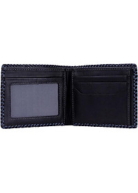 Ví Nam Đan Viền Huy Hoàng HT2135 (12.5 x 10 cm) - Đen