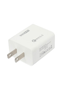 Củ Sạc nhanh cao cấp VivuMax CE.Q31 sạc nhanh công nghệ Qualcomm QC3.0, Sạc nhanh 5V-3A, 18W, tương thích hầu hết các thiết bị – Hàng Chính Hãng