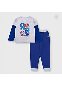 Bộ bé trai BIGFOX - MISS MEOW thu đông, bộ dài tay cho bé phong cách Âu Mỹ hình số 98 10 - 26 kg