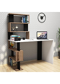 Bàn vi tính liền giá sách thiết kế nhỏ gọn SMLIFE Donquino
