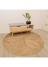 Thảm cói trải sàn hình sao có thể gấp gọn 1,2m