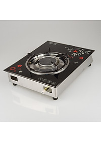 Bếp ga đơn hồng ngoại mặt kiếng cường lực KAMACHI, giao mẫu ngẫu nhiên-Hàng chính hãng