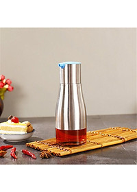 Chai rót nước mắm thủy tinh bọc inox 320ml VANDO phụ kiện nhà bếp