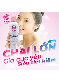 [ Tặng chai 150ml ] Xịt khoáng cấp ẩm da Dr HER Paris_400ML