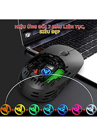 Chuột Không Dây HXSJ T38 Sạc Điện Wireless 2.4Ghz DPI 1600 - Hàng Chính Hãng