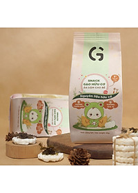 Bánh Snack Ăn Dặm Hữu Cơ Cho Bé GUfoods 40g - Thành Phần Gạo Organic, Không Gia Vị, Dễ Tiêu Hoá