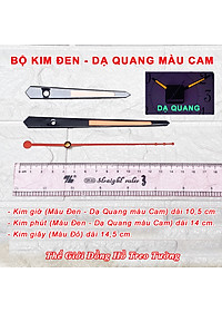 Máy Đồng Hồ Eastar Kim Trôi Độ Chính Xác Cao – Bộ Kim Đao thân Kim màu Đen có Dạ Quang màu Cam – Kèm theo Pin Maxell.