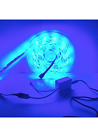 Bộ đèn Led dây dán RGB  trang trí phòng, quay tiktok, chụp ảnh, quay video đẹp lung linh dài 5m kèm remote điều khiển - Hàng chính hãng