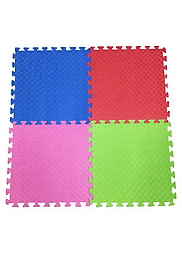 Bộ 4 tấm (4 màu trơn khác nhau) Thảm xốp lót sàn an toàn Thoại Tân Thành (60x60cm)