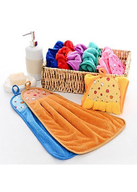 Bộ 6 khăn lau tay nhà bếp nhà vệ sinh chất bông mềm thấm nước 