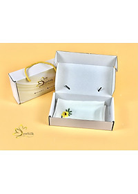 Khăn Tay Lụa Thêu SenSilk Hoa Phượng Vĩ – Quà Tặng Tuổi Học Trò, Embroidered Handkerchief Silk