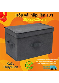 [Xuất Nhật] Hộp Đựng Đồ Đa Năng TD1 – Túi Vải Đựng Quần Áo Chăn Màn Phong Cách Thụy Điển Sang Trọng, Lịch Sự – Hàng Chính Hãng
