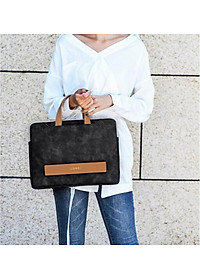 Túi xách da, cặp xách da chống sốc cho macbook, laptop, surface cao cấp