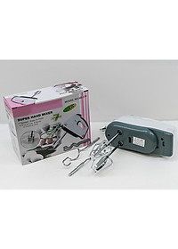 Máy Đánh Trứng Cầm Tay 7 Tốc Độ Công Suất Lớn Tặng Kèm 4 Que Đánh Cao Cấp Thép Không Gỉ - Hàng Chính Hãng - Hàng Nhập Khẩu