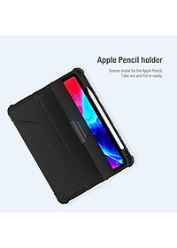 Bao da dành cho iPad Pro 11 inch (2021) M1 có nắp bảo vệ camera Nillkin Bumper Leather -  Hàng chính hãng