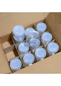 Hũ thủy tinh làm sữa chua 200ml dáng béo bụng , hũ thủy tinh đựng hương liệu, mật ong, làm sữa chua