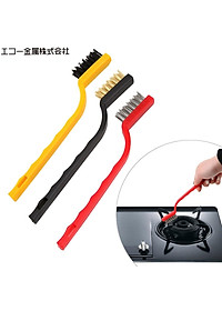 Set 03 chiếc bàn chải sắt Nhật Bản Echo lông bằng thép/đồng cho khả năng cọ rửa nhanh chóng & hiệu quả - Hàng nội địa Nhật Bản