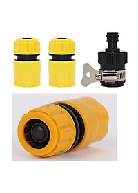 Bộ dây vòi xịt nước rửa xe, tưới cây . tăng áp 3 lần, loại 7m, 10m 206701-2 đầu đồng,cút+ tặng mở chai