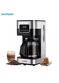 Máy pha cà phê tự động cao cấp Shardor CM1429TA-GS 1500ml - Hàng Nhập Khẩu