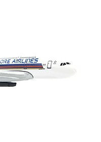 Mô Hình Máy Bay Trưng Bày Airbus A380 Singapore Airlines Everfly (Trắng Xanh Đậm)