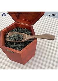 Thìa/Muỗng xúc trà gỗ Óc Chó (15cm) CTH531 - Dùng xúc cafe, xúc gia vị, ăn uống sạch, decor trang trí