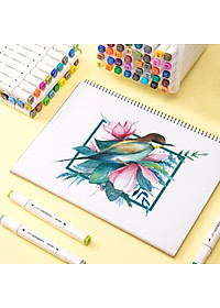 Bút Màu Marker Hai Đầu Cao Cấp Deli 70801