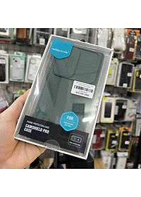 Ốp lưng chống sốc bảo vệ camera cho Samsung Galaxy S23 Ultra hiệu Nillkin Camshield Pro chống sốc cực tốt, chất liệu cao cấp, có khung & nắp đậy bảo vệ Camera - Hàng nhập khẩu