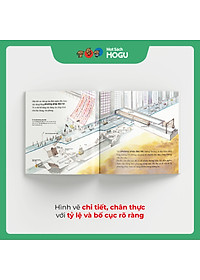Truyện Ehon bé 3-4-5 tuổi - Đường hầm tàu điện ngầm được xây dựng như thế nào?
