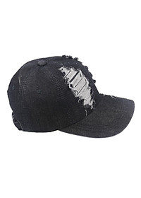 Mũ lưỡi trai jean rách bụi cá tính, phong cách ngầu và hiện đại, đường may chắc chắn, khóa gài cao cấp chống gỉ sét - Hạnh Dương